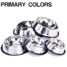 Load image into Gallery viewer, Pet tableware Panda Bowl Cat Cartoon Stainless Steel Dog Pot Bowl Pet Feeder Gamelle Chien Water Bottle Food