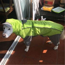 Load image into Gallery viewer, Large Dog Raincoat Clothes Waterproof Rain Jumpsuit For Big Medium Small Dogs Golden Retriever Outdoor Pet Clothing Coat WLYANG