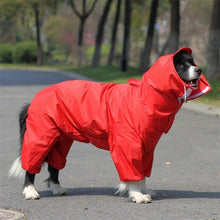 Load image into Gallery viewer, Large Dog Raincoat Clothes Waterproof Rain Jumpsuit For Big Medium Small Dogs Golden Retriever Outdoor Pet Clothing Coat WLYANG