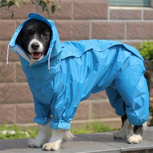 Load image into Gallery viewer, Large Dog Raincoat Clothes Waterproof Rain Jumpsuit For Big Medium Small Dogs Golden Retriever Outdoor Pet Clothing Coat WLYANG