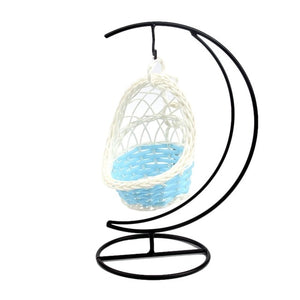 Swing Nest Cages Hanging bed Hamster Hammock Iron Garden Decorative Parrot Basket Small Pet Cradle Weaving Nest Hanging Bed